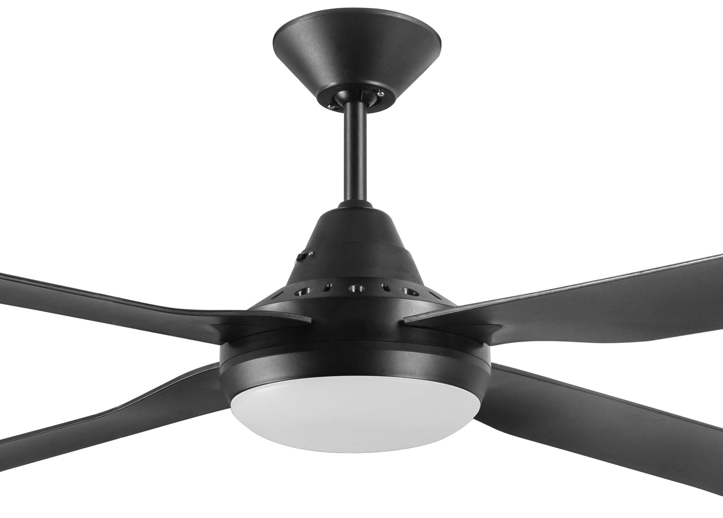 Deckenventilator Moonah, 122 cm ∅, 3 Geschwindigkeiten, inkl. LED-Leuchtmittel & Fernbedienung