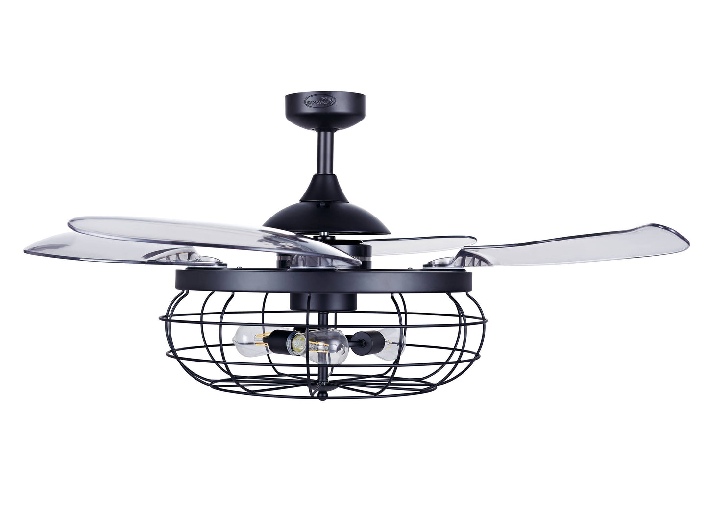 Ceiling fan Industri, 121 cm ∅, 3 speeds, including remote control