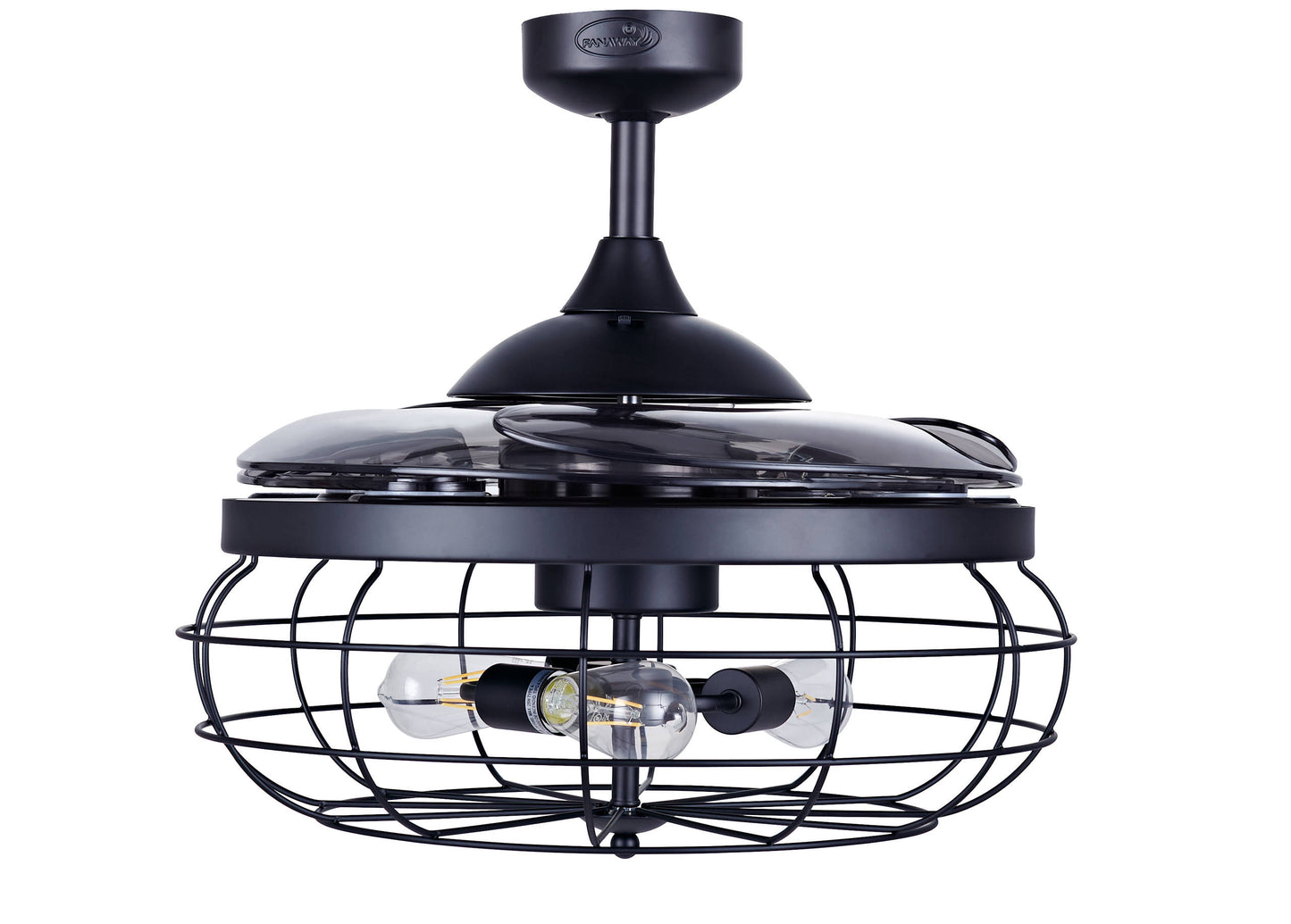 Ceiling fan Industri, 121 cm ∅, 3 speeds, including remote control