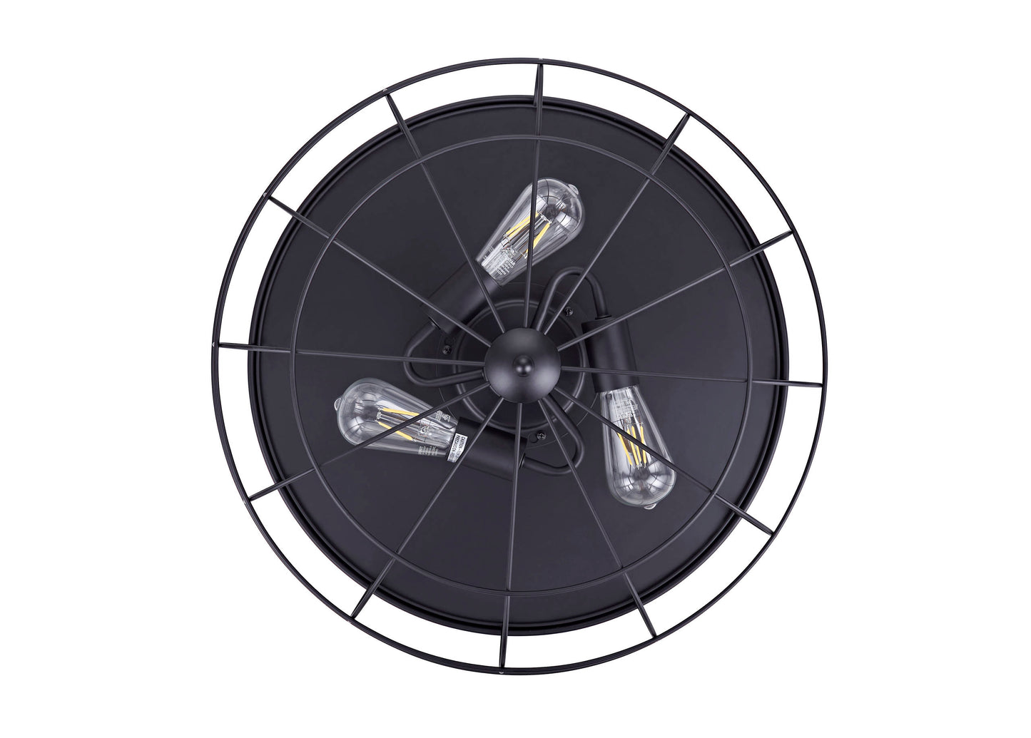 Ceiling fan Industri, 121 cm ∅, 3 speeds, including remote control