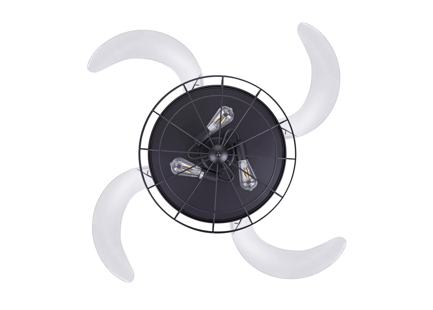 Ceiling fan Industri, 121 cm ∅, 3 speeds, including remote control
