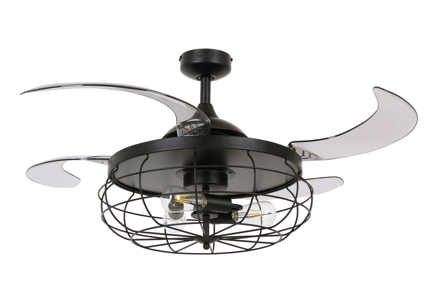 Ceiling fan Industri, 121 cm ∅, 3 speeds, including remote control