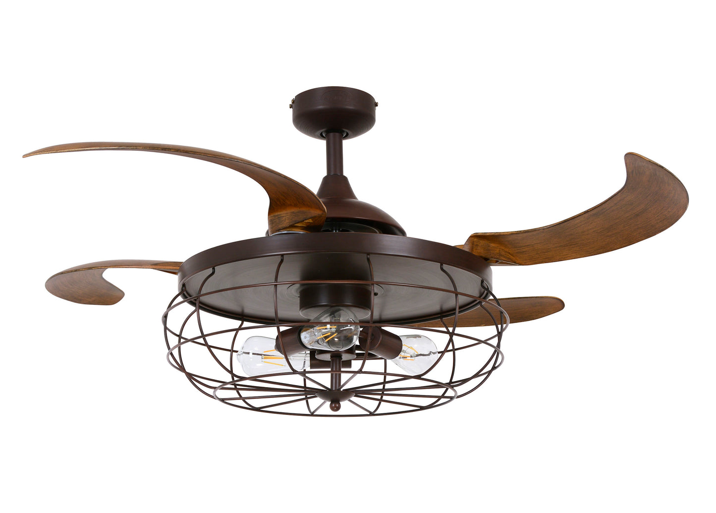 Ceiling fan Industri, 121 cm ∅, 3 speeds, including remote control