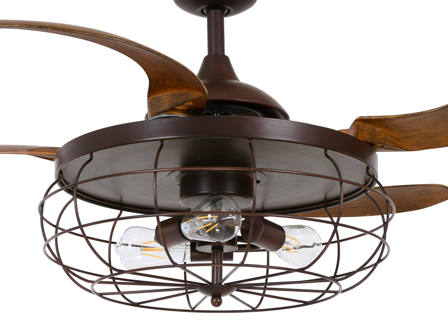 Ceiling fan Industri, 121 cm ∅, 3 speeds, including remote control