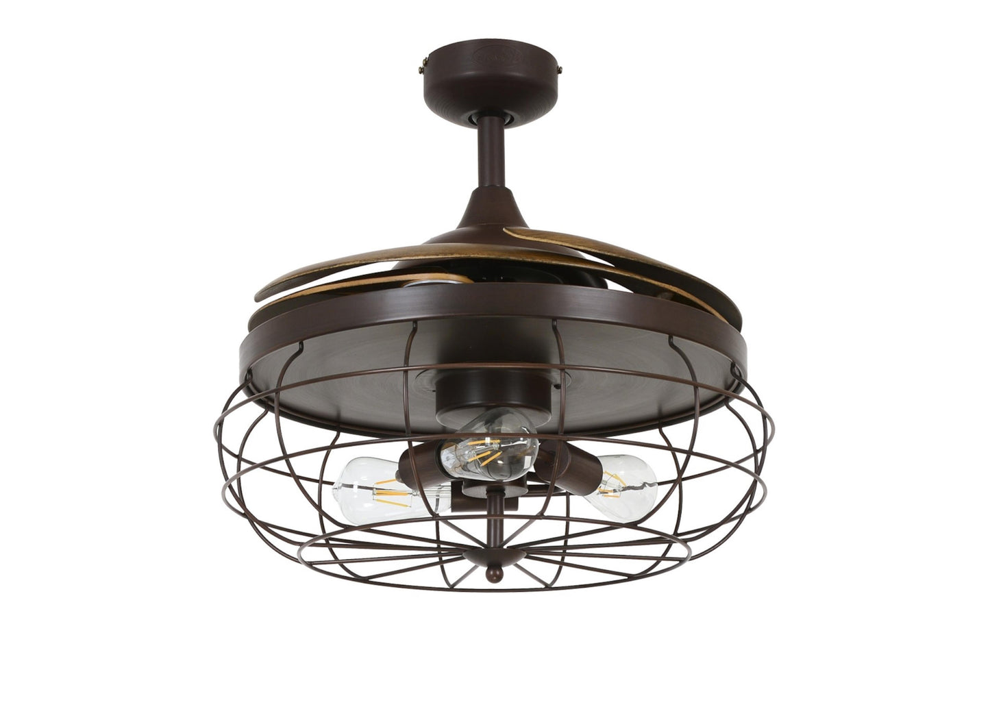 Ceiling fan Industri, 121 cm ∅, 3 speeds, including remote control
