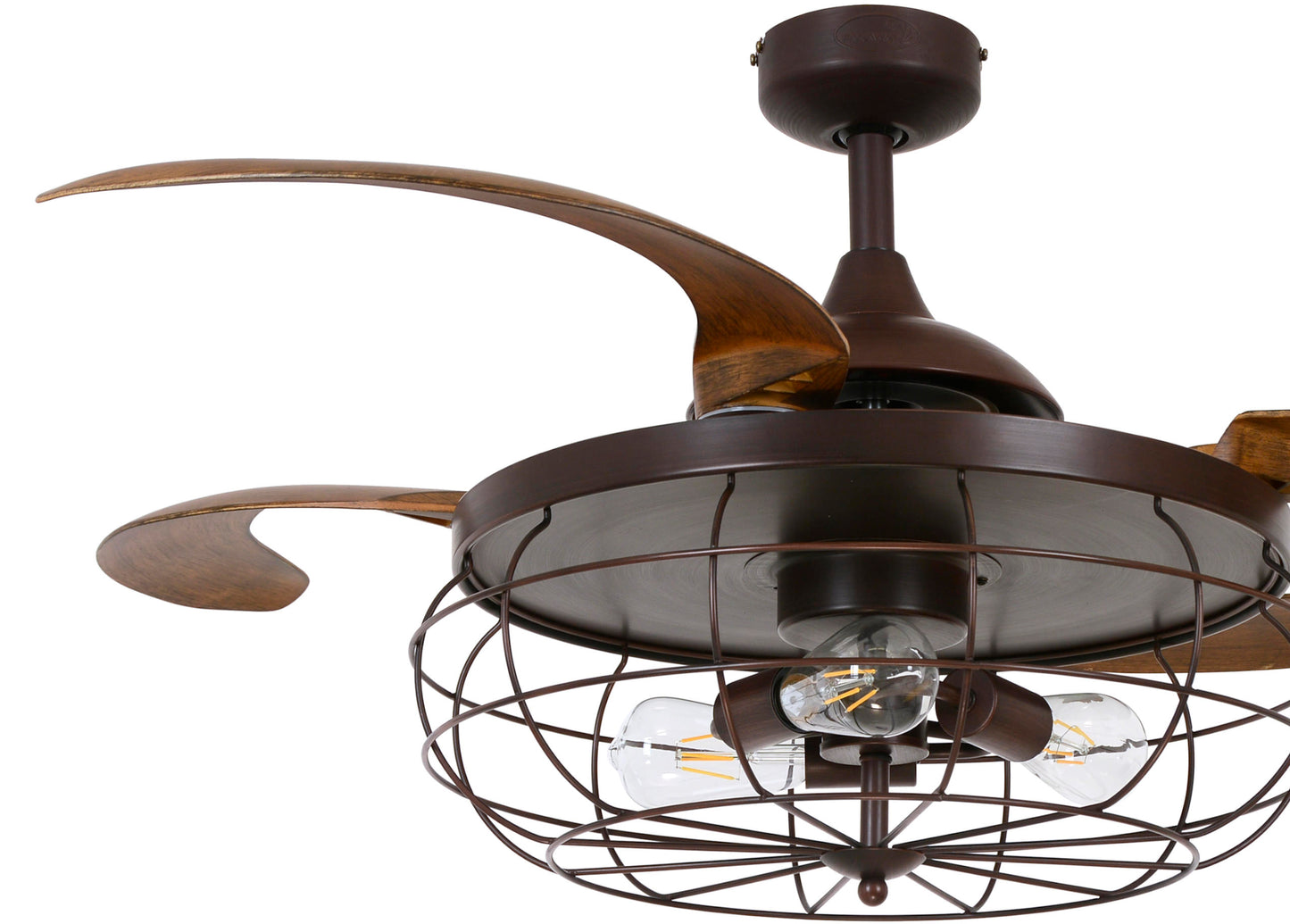 Ceiling fan Industri, 121 cm ∅, 3 speeds, including remote control