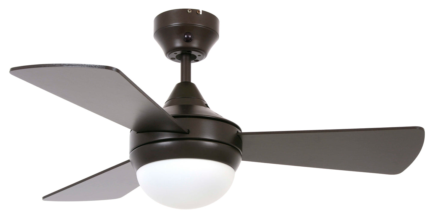 Leuchte + Deckenventilator Airlie Hugger, 91,5 cm ∅, 3 Geschwindigkeiten, inkl. Fernbedienung