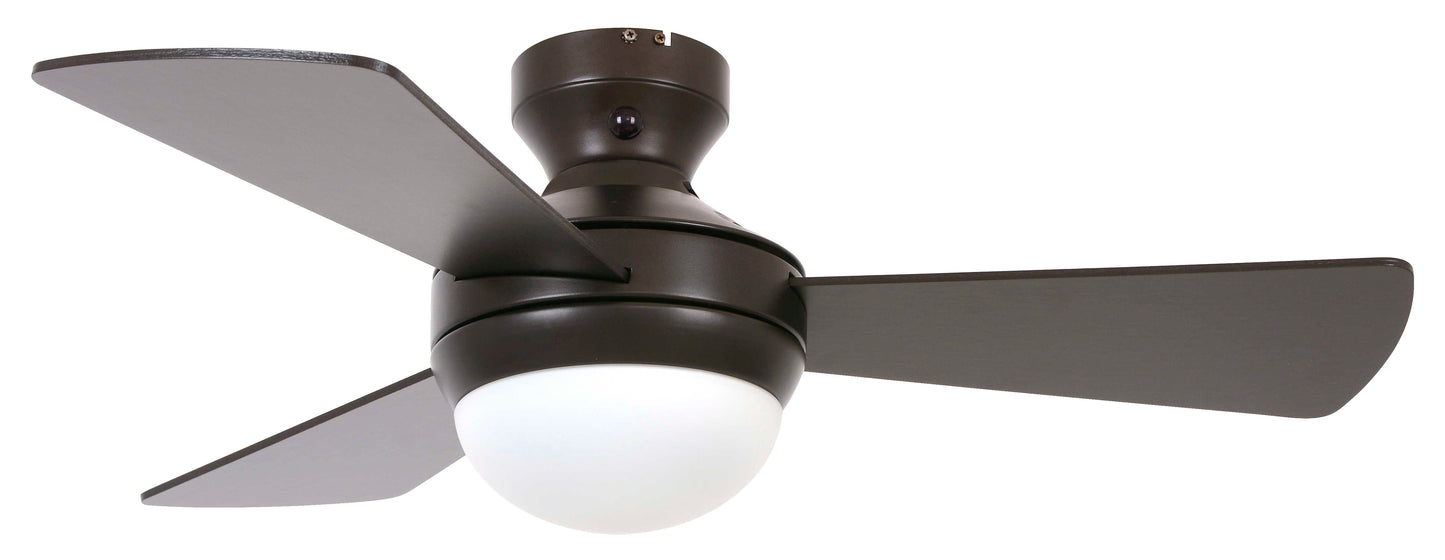 Leuchte + Deckenventilator Airlie Hugger, 91,5 cm ∅, 3 Geschwindigkeiten, inkl. Fernbedienung