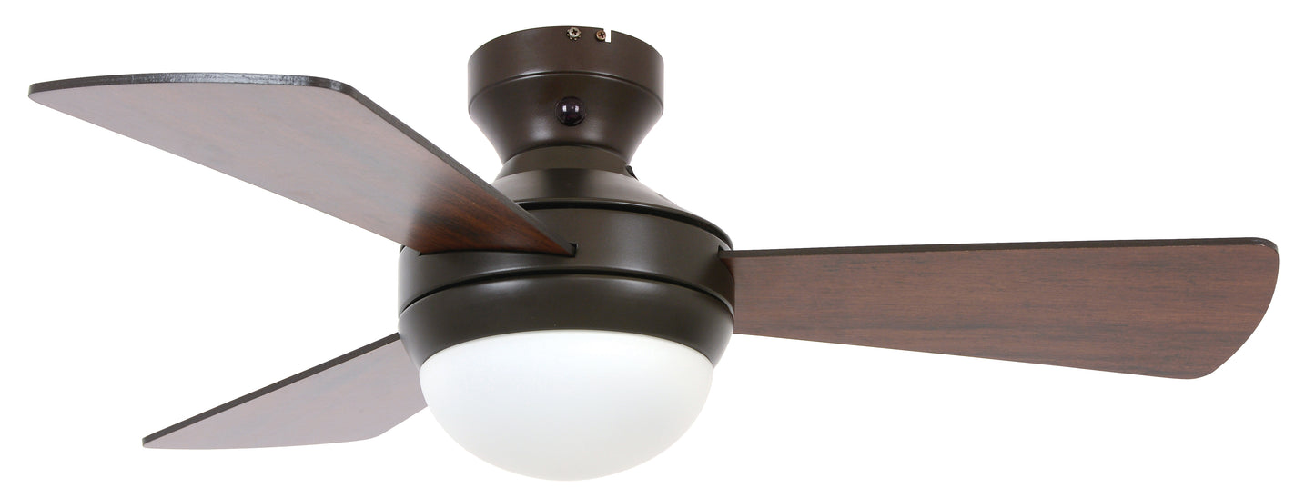 Leuchte + Deckenventilator Airlie Hugger, 91,5 cm ∅, 3 Geschwindigkeiten, inkl. Fernbedienung