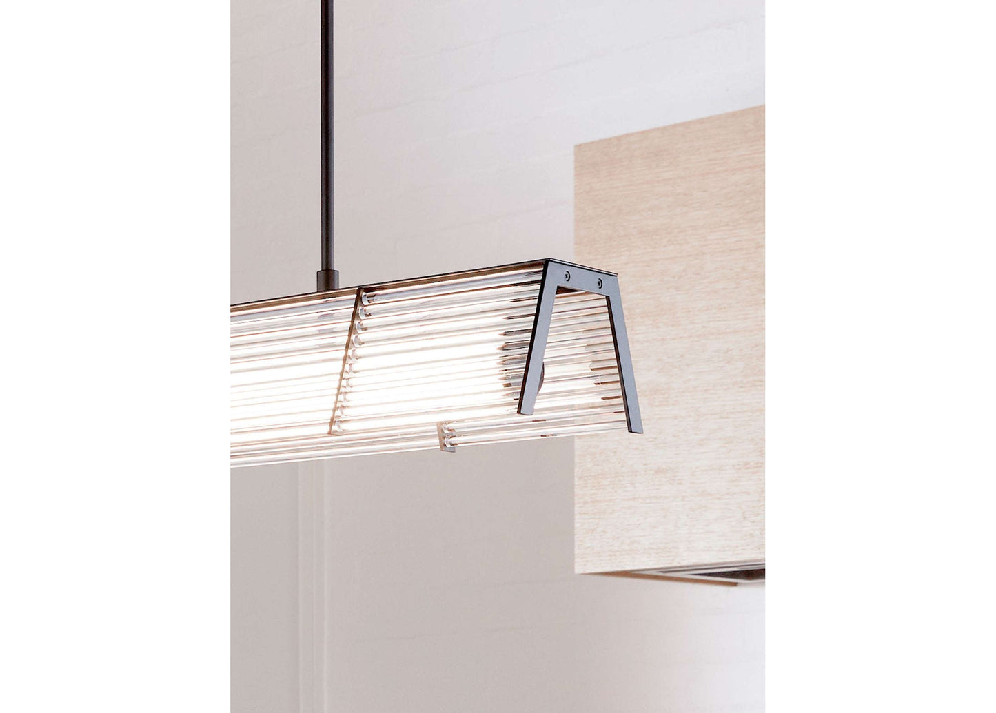 Rivit pendant light, including LED lighting, dimmable, CCT, black lamp frame
