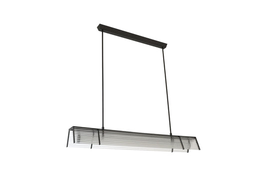 Pendelleuchte Rivit, inkl. LED-Beleuchtung, dimmbar, CCT, schwarzes Lampengestell