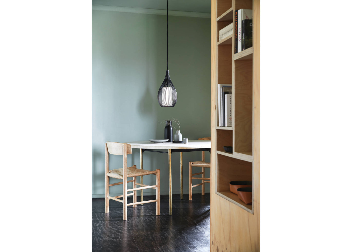 Solis pendant lamp, metal lamp frame, white glass shade, E27 socket
