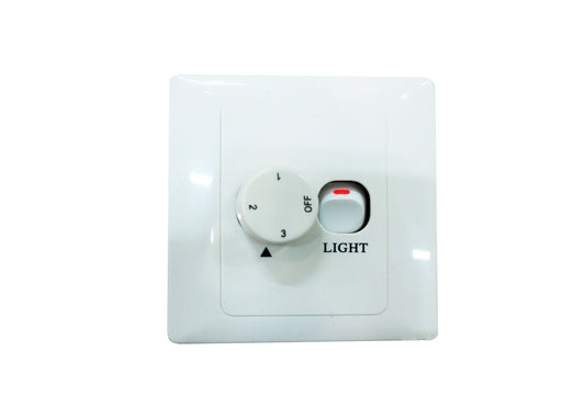 Wandschalter Deckenventilatoren + Licht