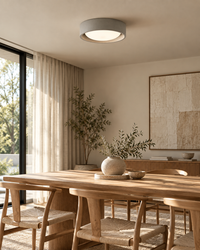 UNO Deckenleuchte Beton Grau – Lifestyle