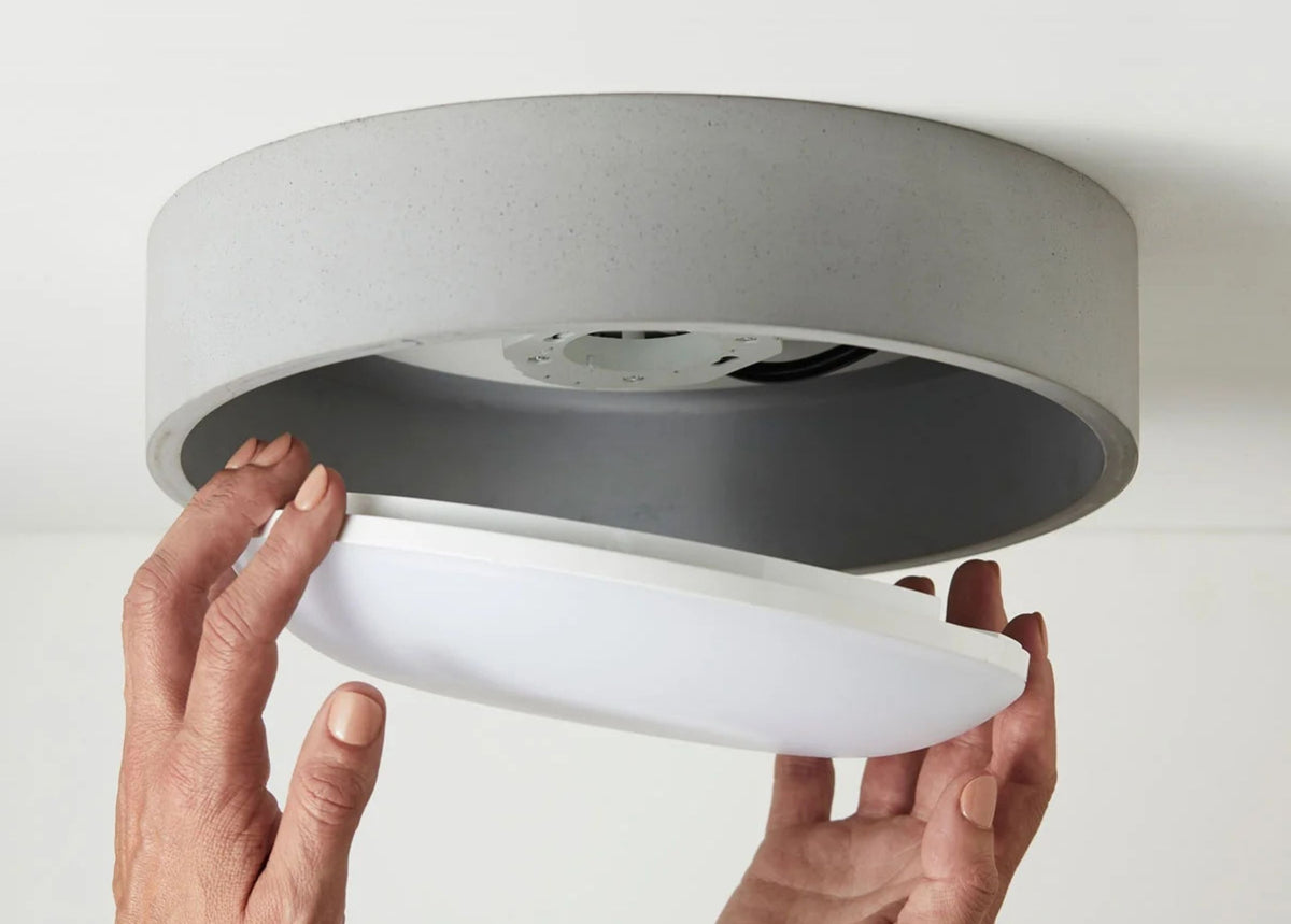 Ceiling light UNO, 25/27 cm ∅, GX53 socket