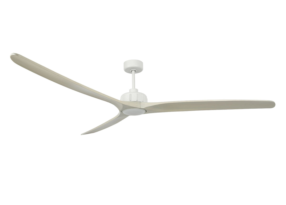 Deckenventilator Caelid, 254 cm ∅, 6 Geschwindigkeiten, inkl. LED-Leuchtmittel & Fernbedienung