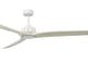 Deckenventilator Caelid, 254 cm ∅, 6 Geschwindigkeiten, inkl. LED-Leuchtmittel & Fernbedienung – Weiß