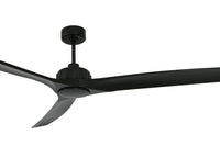 Deckenventilator Caelid, 254 cm ∅, 6 Geschwindigkeiten, inkl. LED-Leuchtmittel & Fernbedienung