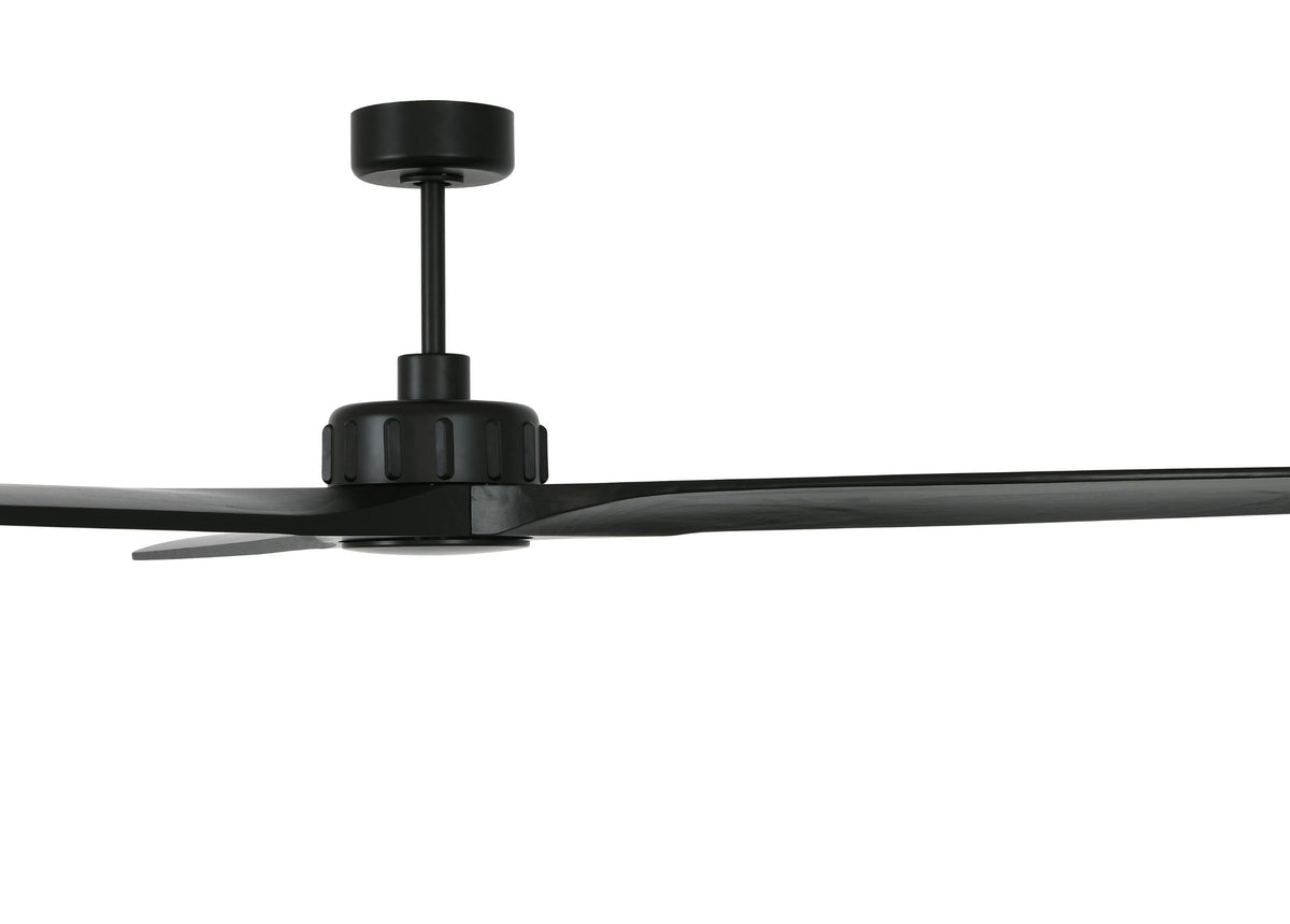 Deckenventilator Caelid, 254 cm ∅, 6 Geschwindigkeiten, inkl. LED-Leuchtmittel & Fernbedienung