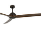 Deckenventilator Caelid, 254 cm ∅, 6 Geschwindigkeiten, inkl. LED-Leuchtmittel & Fernbedienung – Braun