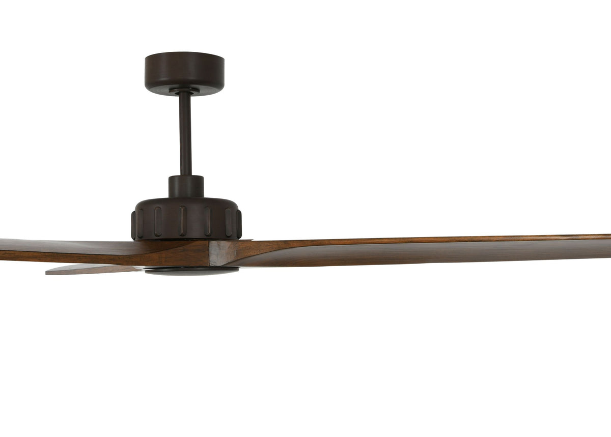 Deckenventilator Caelid, 254 cm ∅, 6 Geschwindigkeiten, inkl. LED-Leuchtmittel & Fernbedienung