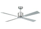 Deckenventilator Climate I, 132 cm ∅, 6 Geschwindigkeiten, inkl. Fernbedienung – Chrom gebürstet
