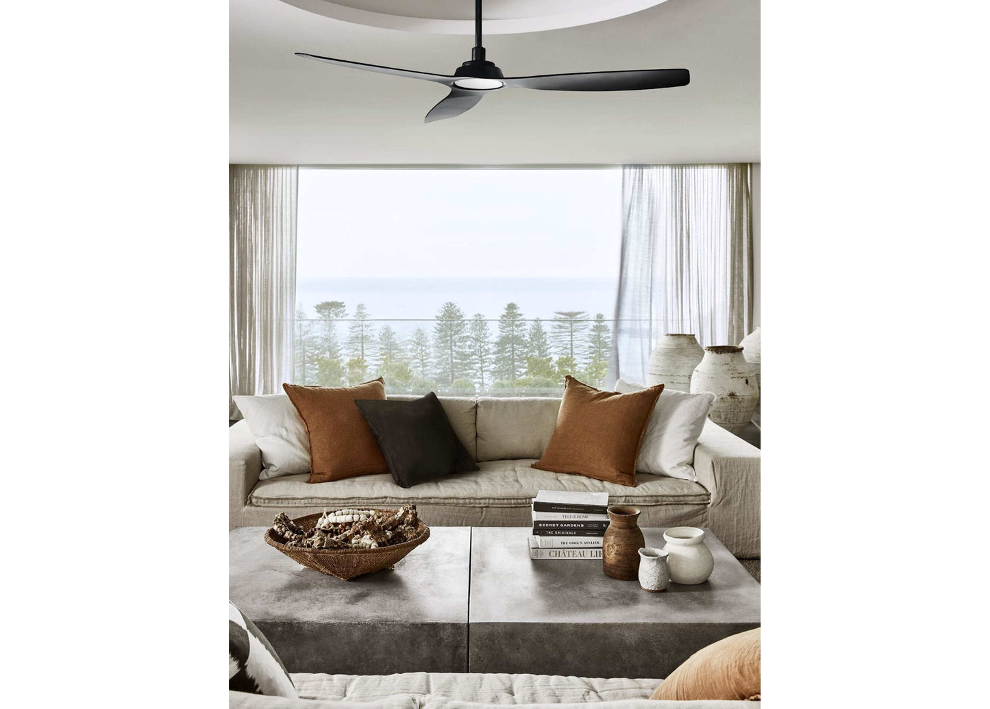 Deckenventilator Moto, 132 cm ∅, 6 Geschwindigkeiten, inkl. Fernbedienung