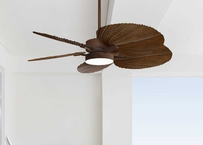 Deckenventilator Bali, 132 cm ∅, 6 Geschwindigkeiten, inkl. LED Leuchte & Fernbedienung