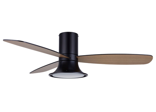 Ceiling fan Flusso, 132 cm ∅, 6 speeds, incl. LED bulb &amp; remote control