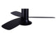 Deckenventilator Flusso, 132 cm ∅, 6 Geschwindigkeiten, inkl. LED-Leuchtmittel & Fernbedienung – Schwarz
