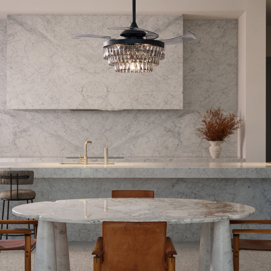 Deckenventilator Veil, 121 cm ∅, 3 Geschwindigkeiten, inkl. Fernbedienung