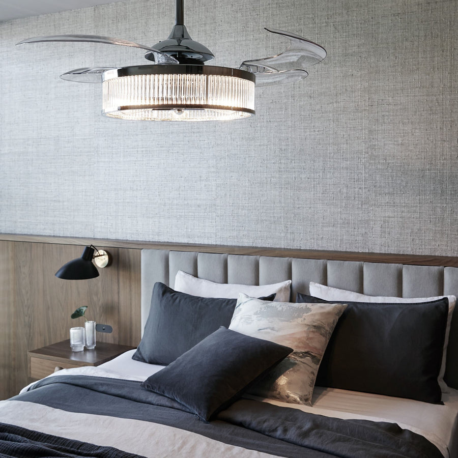 Deckenventilator Fanaway Corbelle, 122 cm ∅, 3 Geschwindigkeiten, inkl. LED Leuchte & Fernbedienung