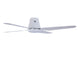 Deckenventilator Aria CTC, 122 cm ∅, 3 Geschwindigkeiten, inkl. Fernbedienung – Weiß / Mit Licht