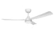 Calypso DC ceiling fan, 122 cm ∅, 8 speeds, including remote control – White