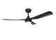 Calypso DC ceiling fan, 122 cm ∅, 8 speeds, including remote control – Black