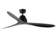 Deckenventilator Whitehaven, 142 cm ∅, 6 Geschwindigkeiten, inkl. Fernbedienung – Schwarz / Ohne Licht
