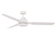 Deckenventilator Shoalhaven, 142 cm ∅, 3 Geschwindigkeiten, inkl. Fernbedienung – Weiß / Ja
