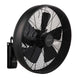 Wandventilator Breeze, 46 cm ∅, 3 Geschwindigkeiten, OSC-Funktion – Schwarz