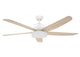 Deckenventilator Louisville, 157 cm ∅, 6 Geschwindigkeiten, inkl. LED-Leuchtmittel & Fernbedienung – Weiß
