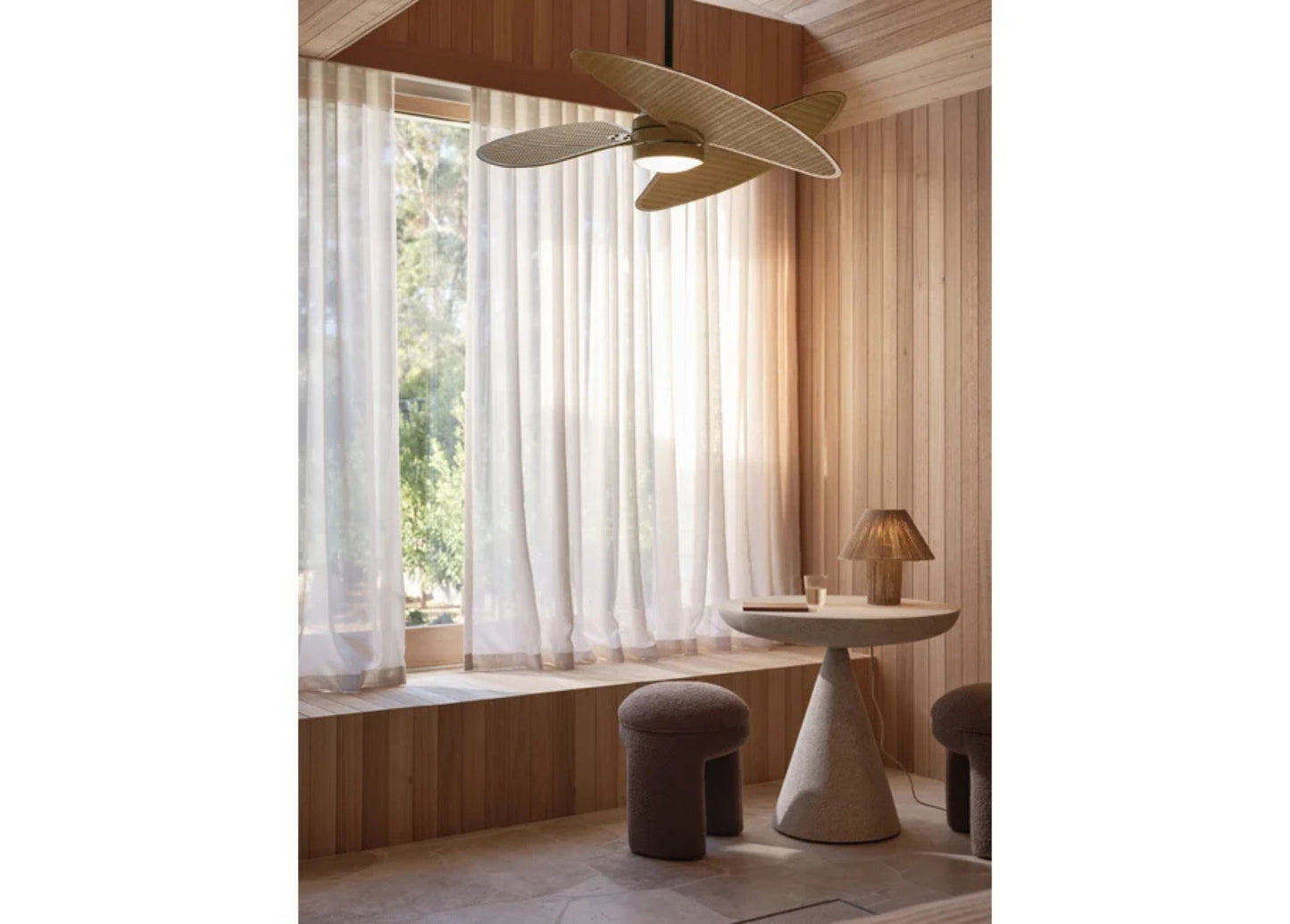 Osprey Ceiling Fan, 132 cm ∅, 6 Speeds, incl. LED Light & Remote Control