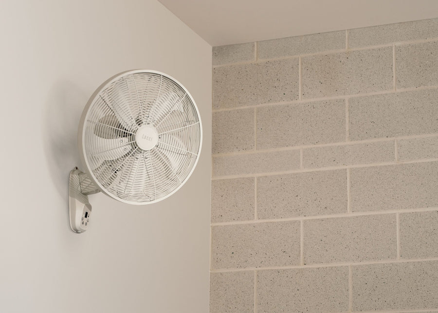 Glide DC Wandventilator, 45 cm ∅, 6 Geschwindigkeiten, OSC-Funktion