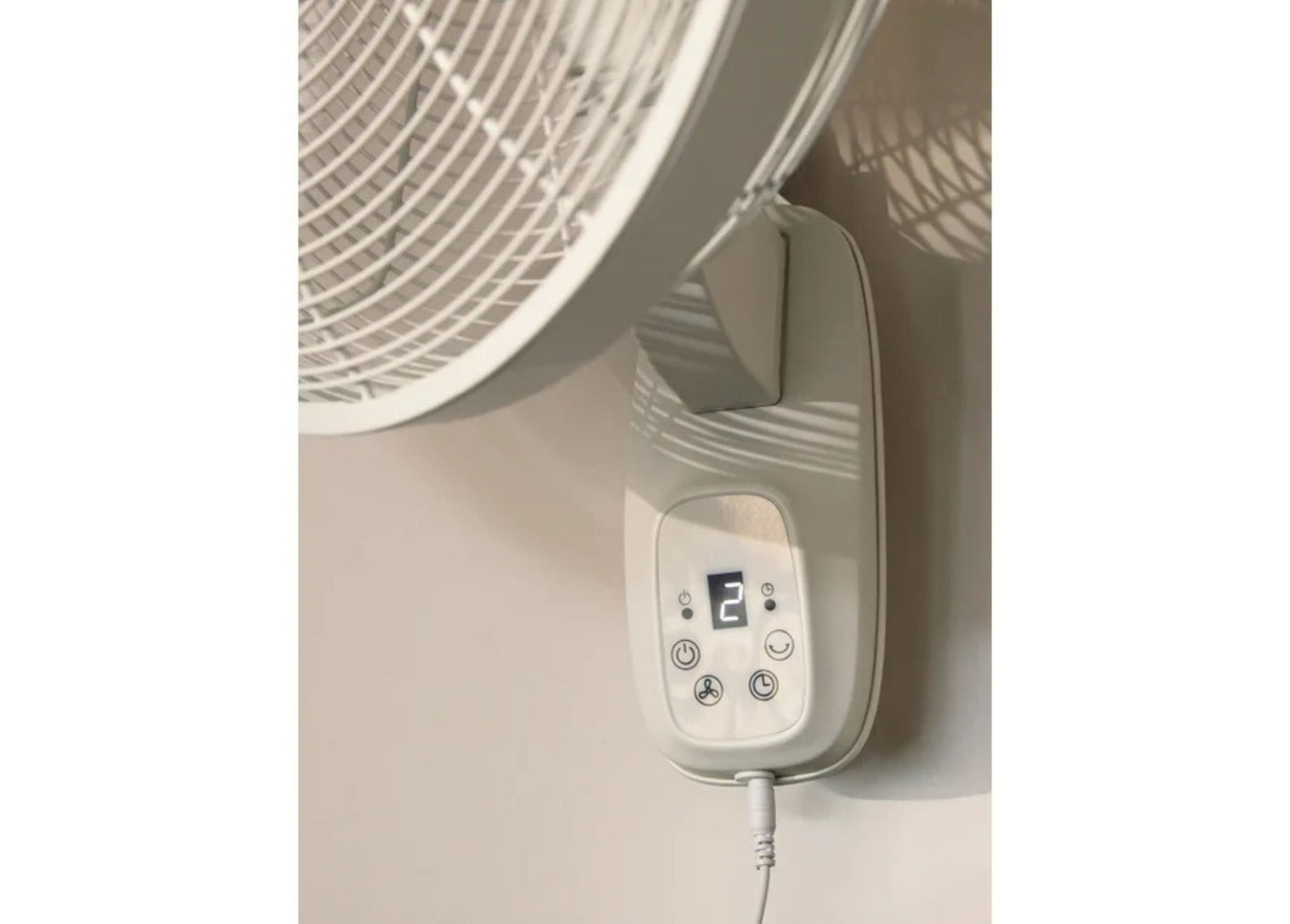 Glide DC Wandventilator, 45 cm ∅, 6 Geschwindigkeiten, OSC-Funktion