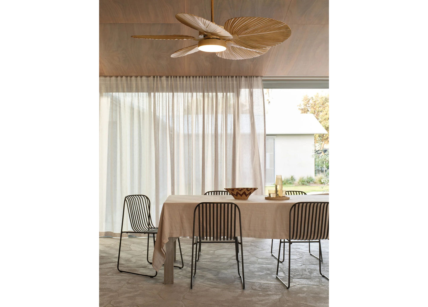 Deckenventilator Bali, 132 cm ∅, 6 Geschwindigkeiten, inkl. Fernbedienung