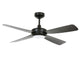 Deckenventilator Slipstream, 107 cm ∅, 6 Geschwindigkeiten, inkl. LED-Leuchtmittel & Fernbedienung – Schwarz