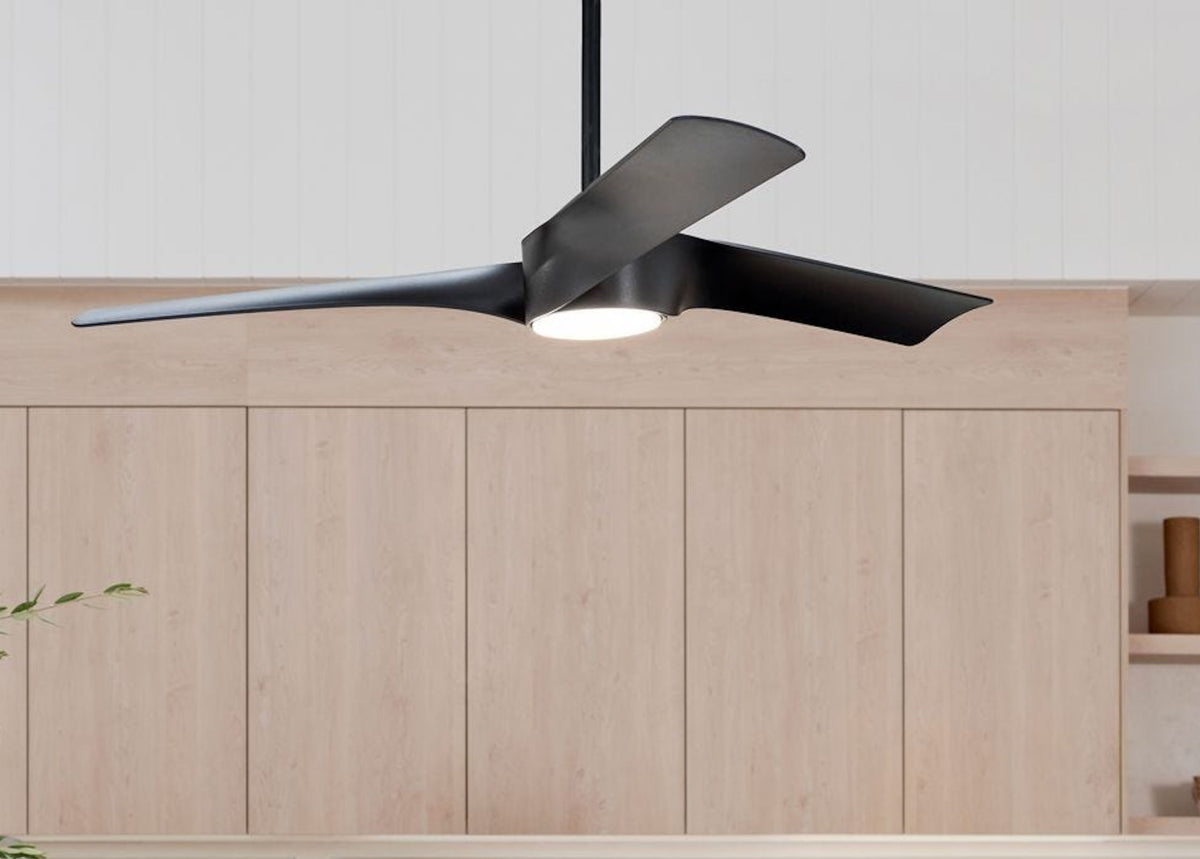Ceiling fan Line, 132 cm ∅, 6 speeds, incl. LED bulb &amp; remote control