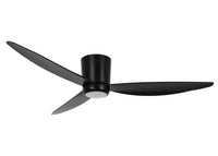 Array ceiling fan, 137 cm ∅ , 6 speeds, incl. LED light & remote control