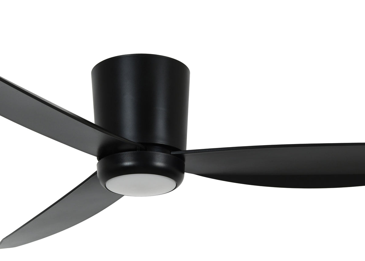 Array ceiling fan, 137 cm ∅ , 6 speeds, incl. LED light & remote control