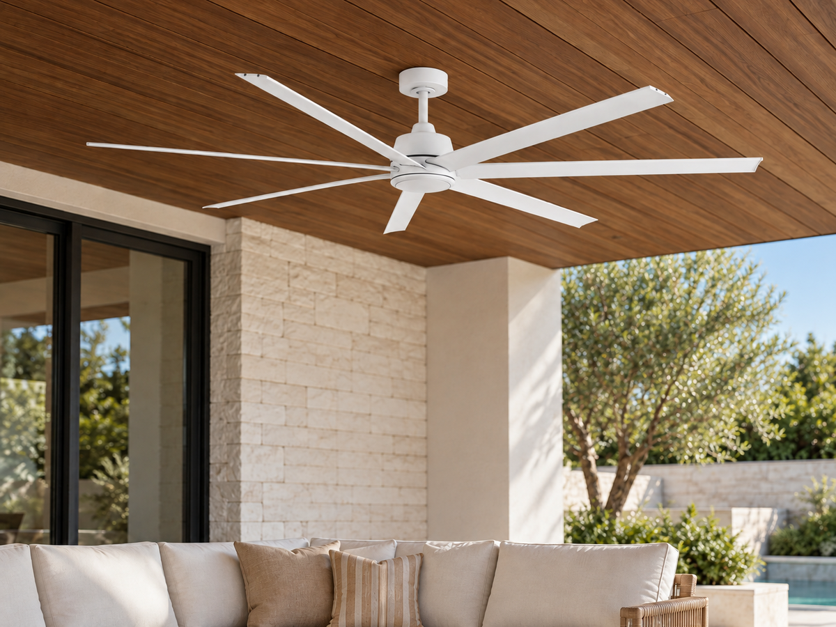 Atlanta II Weiß 21610849 – Lifestylebild überdachte Terrasse