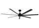 Deckenventilator Atlanta II, 183 cm ∅, 6 Geschwindigkeiten, inkl. Fernbedienung – Schwarz