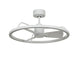 Ceiling fan Cessna, 70 cm ∅, 6 speeds, incl. LED light; remote control – White